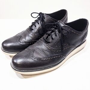 COLE HAAN Original Grand Wingtip II Oxfords Men's 11.5M Dark Brown Leather Shoes